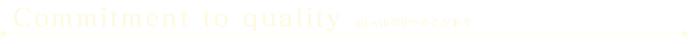 vit-vibの6つのこだわり